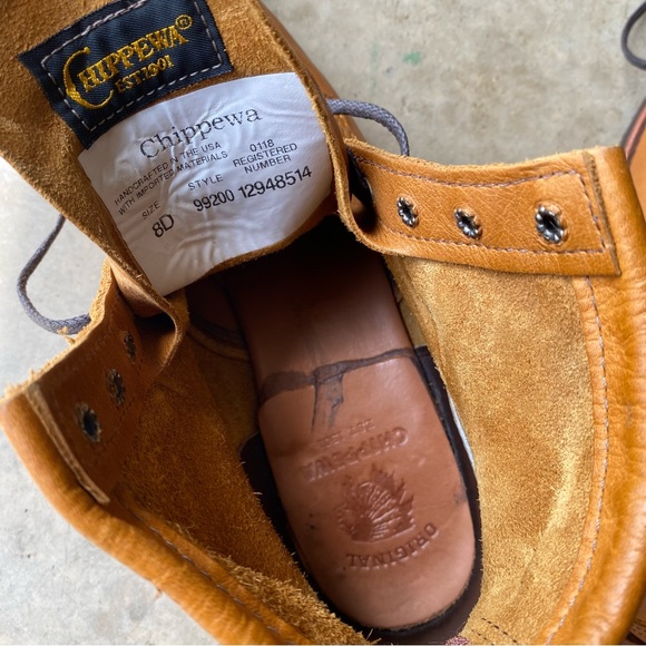 Rare Chippewa Huckberry 6” service boot made in usa discontinued & out o… - Picture 4 of 6